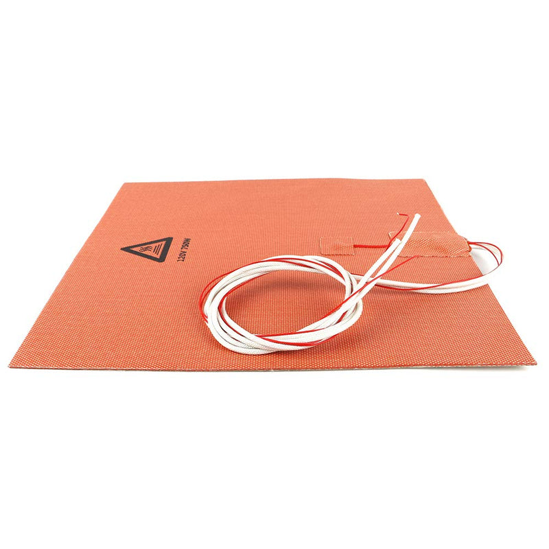 BCZAMD 300 X 300mm (Approx. 12" X 12") 120V 750W Silicone Rubber Heater Mat No Hole/Pad with NTC 100K Thermistor Adhesive for 3D Printer Parts