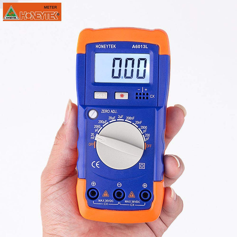 Honeytek A6013L Capacitance Meter Capacitor Electronic Measuring Capacitance Tester