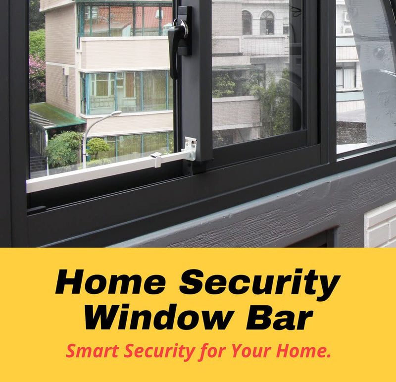 Greatim GT-DB004 Home Security Window Bar, Egress Window Lock, Vertical Bar for Window Dowel Security (15.7~26.75 inch) 15.7~26.75 inch