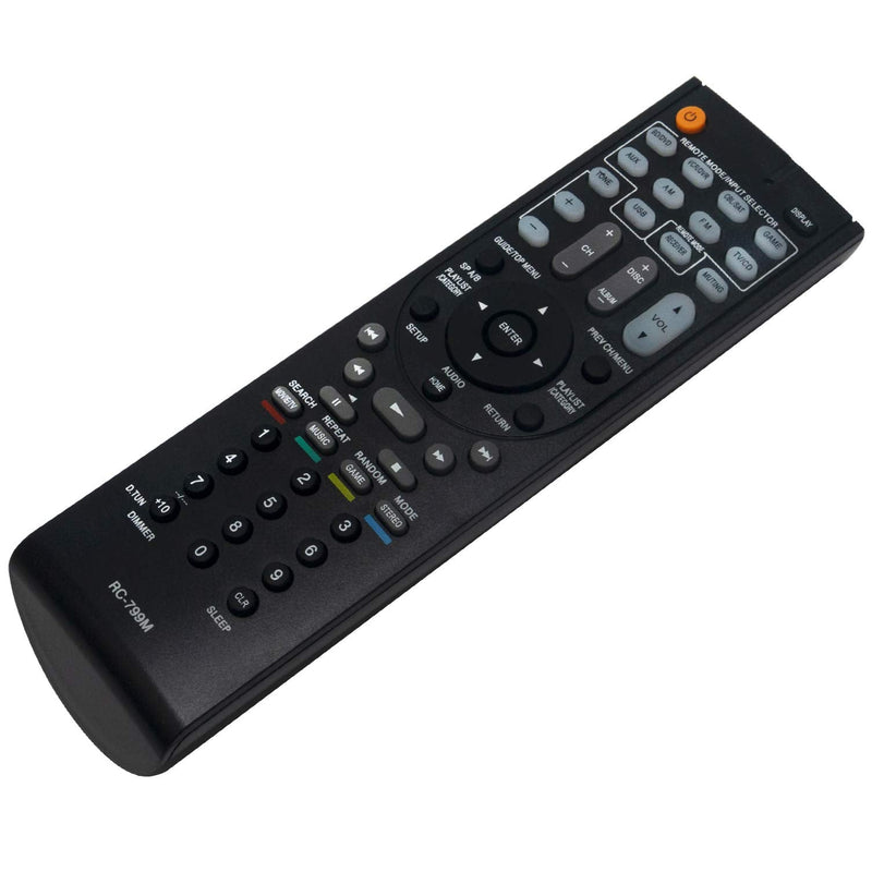 RC-799M Replacement Remote Control fit for Onkyo AV Receiver HT-R558 HT-R391 HT-R558B HT-S5500 TX-SR309 HT-R591 HT-RC330 HT-RC430 HT-S3500 HT-S5400 HT-R590 TX-SR313
