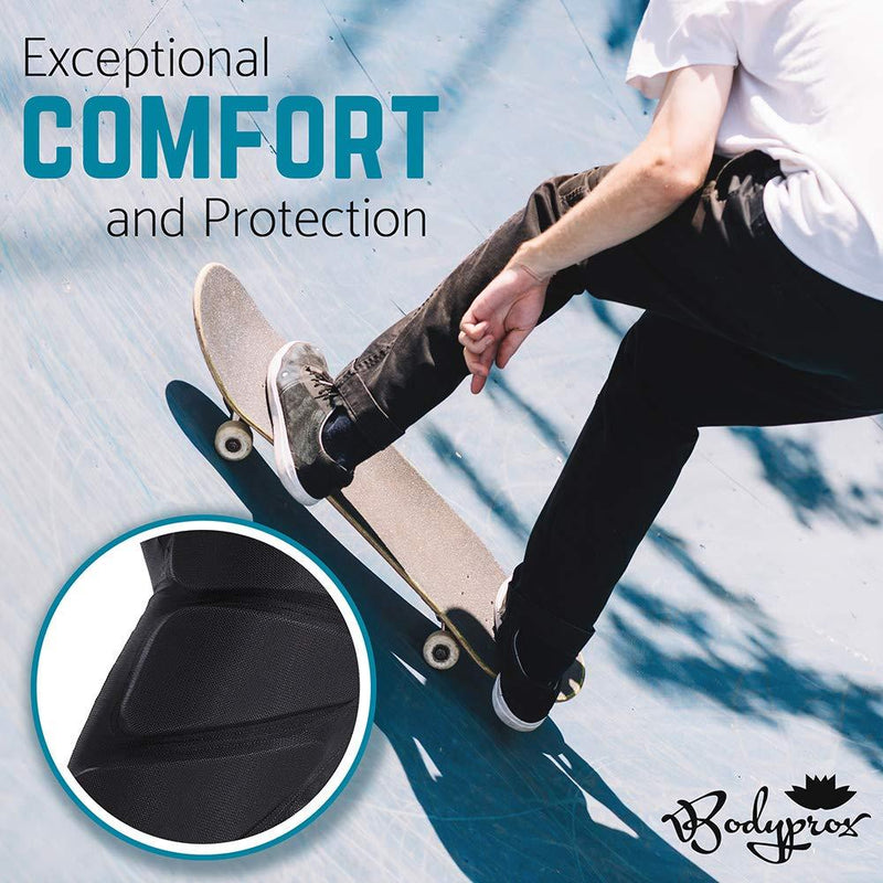 Bodyprox Protective Padded Shorts for Snowboard,Skate and Ski,3D Protection for Hip,Butt and Tailbone X-Small