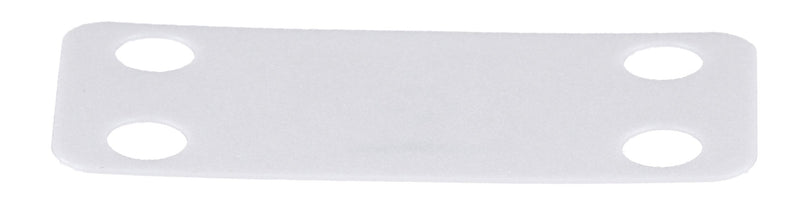 Panduit MP250-C Harness Identification Marker Plate, Nylon 6.6, 2.50 by 0.75-Inch, White (100-Pack) 100-Pack