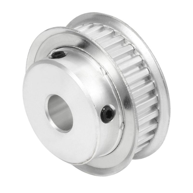 uxcell Aluminum 30 Teeth 12mm Bore 5.08mm Timing Belt Pulley for 10mm Belt