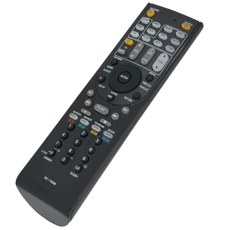 New RC-799M Replacement Remote Control fit for Onkyo HT-S3500 HT-R548 HT-RC330 TX-SR313 HTS3500 HTR548 HTRC330 HT-RC430 HTRC430 Audio Video AV Receiver