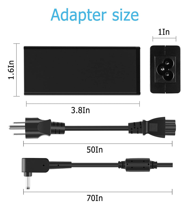 45W AC Charger Fit for Acer ADP-45ZD BA KP.04501.004 KP.0450H.003 KP.04501.013 KP04503011 KP.04503.011 KP.04501.017 KP.04501.006 KP.04501.018 NC.20411.01Y