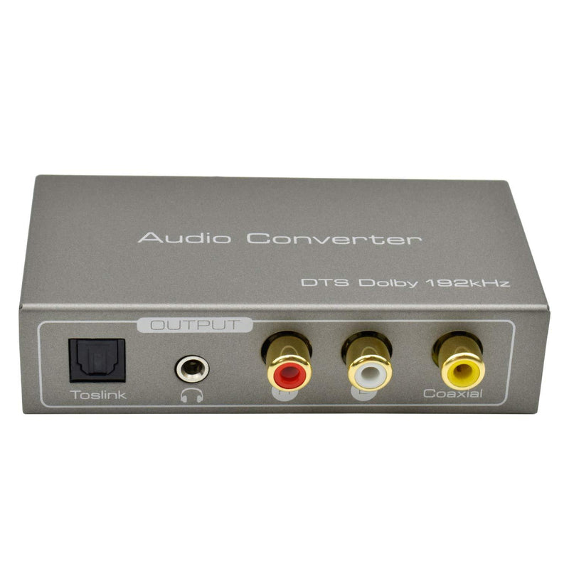 HDMI ARC Audio Adapter,Musou 192KHZ HDMI ARC Audio Extractor HDMI ARC or Digital Optical Toslink Coaxial to Optical or Analog 3.5mm L/R Stereo Audio Splitter