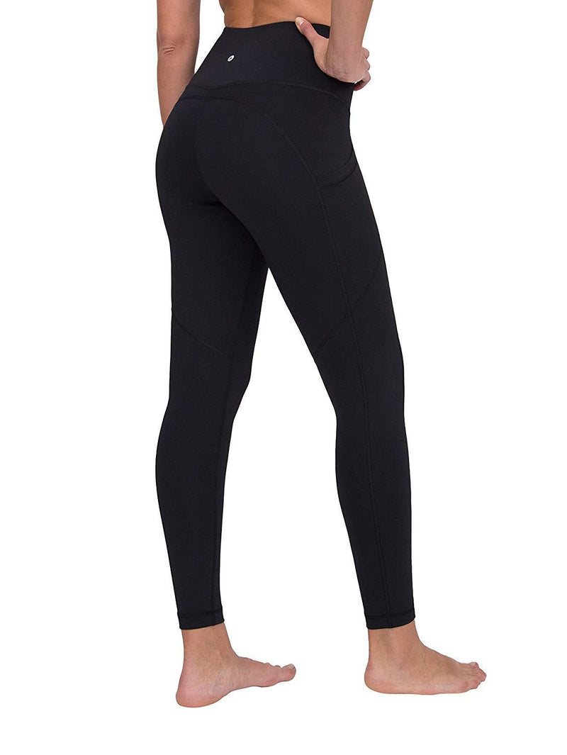 90 Degree By Reflex Womens Power Flex Yoga Pants X-Small Classic Black