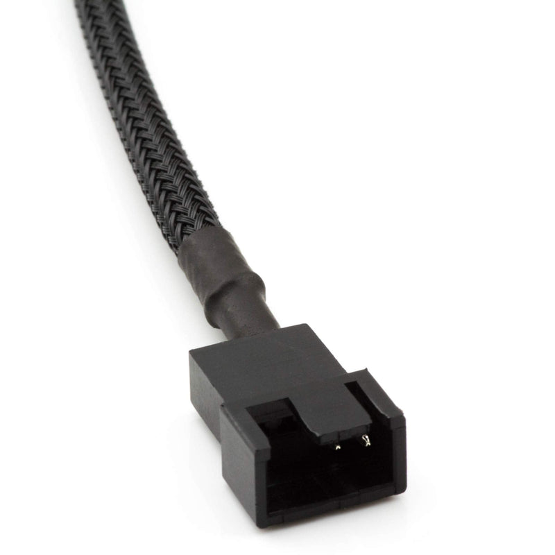 CRJ Mini 2-Pin Female PC Fan Adapter Cable 2-Pack