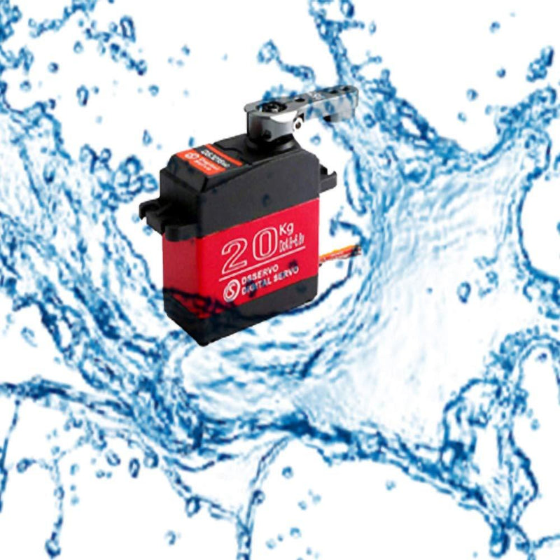 ZOSKAY 1X DS3218 Update servo 20KG Full Metal Gear Digital servo Baja servo Waterproof servo for Baja Cars( Control Angle 270)