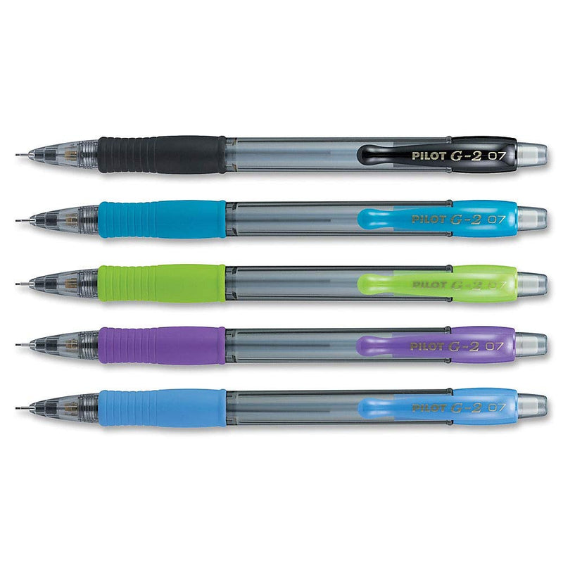 Pilot Mechanical Pencil (31776),Black/ Lime/ Purple/ Turquoise/ Periwinkle,0.7mm 0.7mm