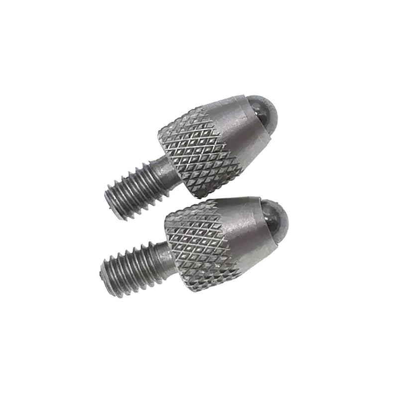 SUXING Ball Contact Points for Dial Indicators #4-48 Thread Shank (Carbide Ball) Carbide Ball