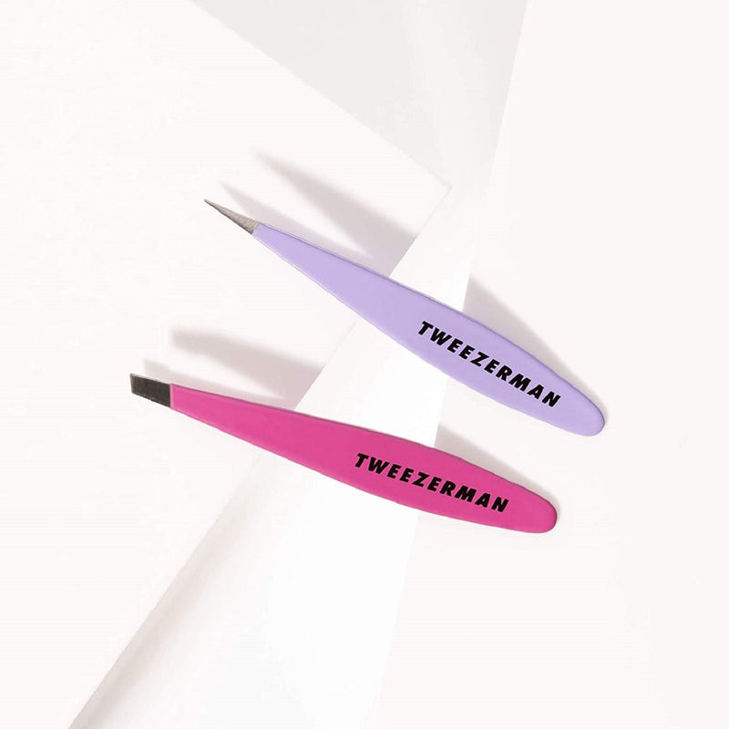 Tweezerman Mini Oval Slant and Point Combo