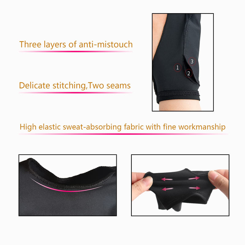 Digital Drawing Glove 2 Pack,Two-Finger Artist Glove for Drawing Tablet, Paper Sketching, iPad, Art Glove Suitable for Left and Right Hand S