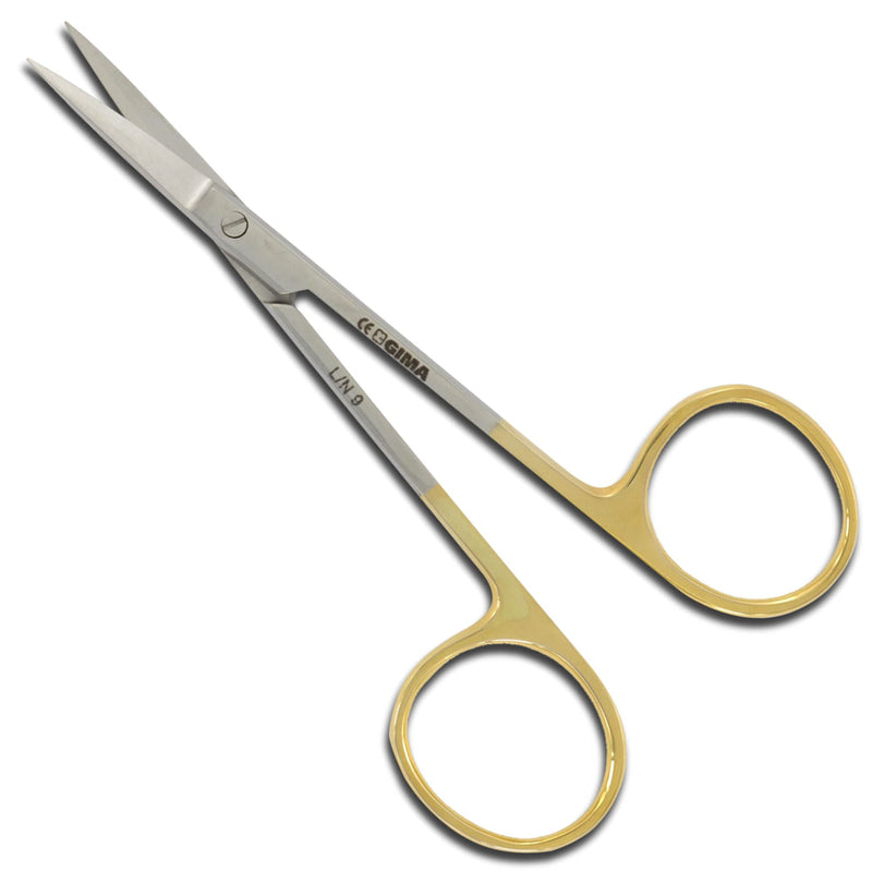 Gima - Iris scissors, straight, 11.5 cm, with strong tips that ensure surgeons high precision, 26526