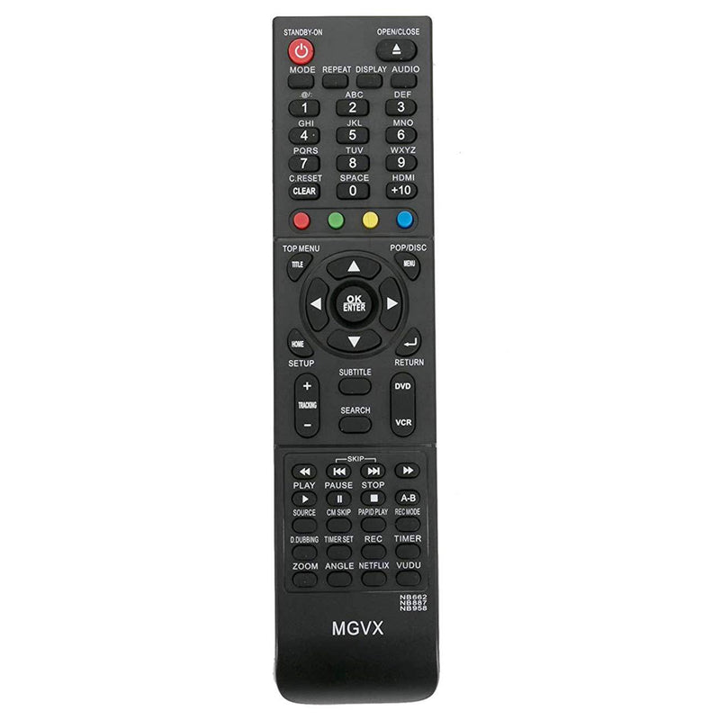 New NB662UD NB887UD NB958UD Replace Remote Control NB662 NB887 NB958 fit for Magnavox DVD VCR Player DV200MW8 DV200MW8A MBP5210 MBP5210/F7 MBP5210F MBP5210FF7 MBP5220F MBP5220F/F7 RZV427MG9 RZV427MG9A