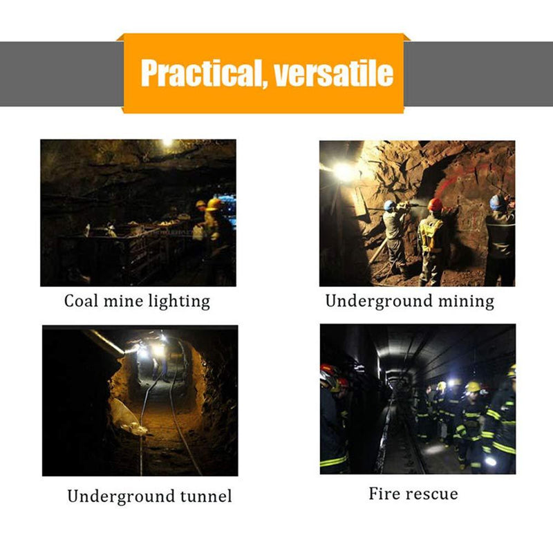 Hunting Friends Mining Light KL3.0LM Coon Hunting Lights Rechargeable Wireless LED Miners Head Light Flashlight for Hunting Night Fishing Camping Waterproof Explosion Proof (Red) Red