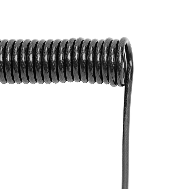 I3C Handy Single TV Remote Control Holder C/W Retaining Curly Cable, Remote Control Security Lock