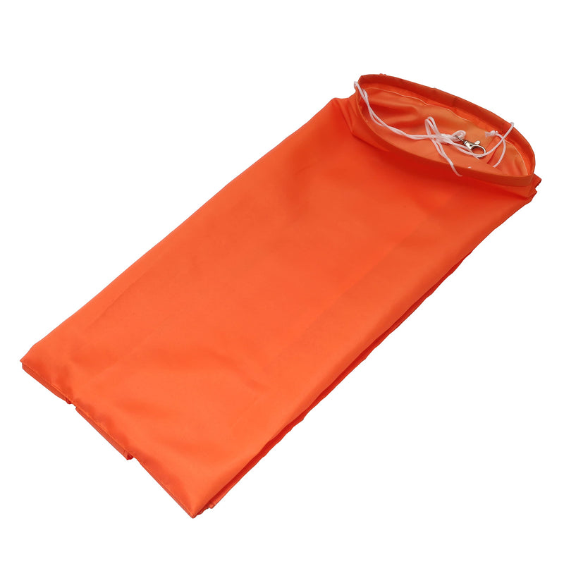 MSFHHA Orange Flag WindSock Solid Color 2 Pack Stripes Wind Socks for Yard and Garden Flag, 60 inch Orange windsock