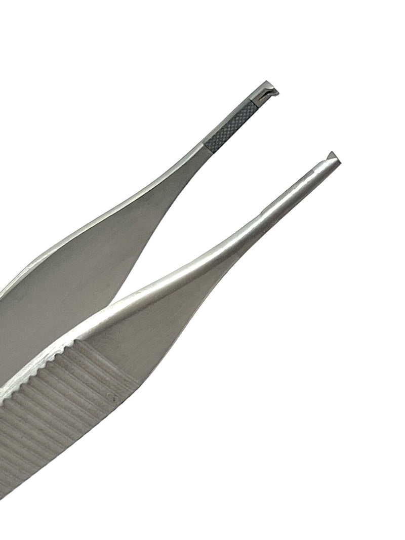 German Premium Tc Adson Tissue Forceps Toothed 1X2 4.75" Adson Kocher Configuration Surgical Veterinary Cynamed