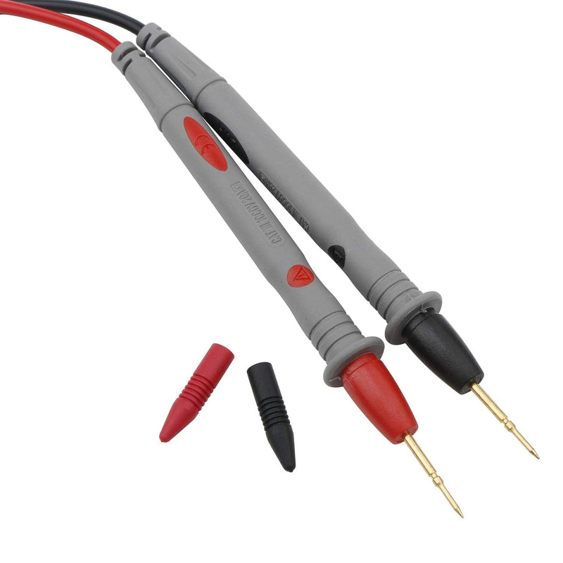 Ellbest 5Pcs Multimeter Test Leads, Precision Sharp Probe Test Lead 1000V 20A Gold-Plated Probe Leads Suitable for Most of Digital Multimeter