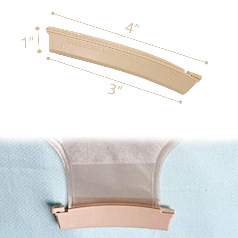 Universal Ostomy Bag Clip, Drainable Pouch Clamps, Tail Closure Surefit, Medical Grade (30 pcs) 30