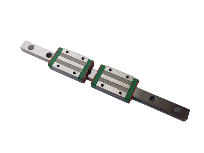 Mssoomm 2Pcs MGN7-H Type Linear Slider Carriage Block for Miniature Linear Sliding Guideway Rail MGN7 MR7 2 Blocks 1- MGN7 2-H Type Block