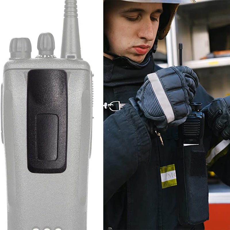 BVMAG Belt Clip Compatible for Motorola Radio XPR3300 XPR3300e XPR3500 XPR3500e XPR7550 XPR7550e XPR7350 APX4000 XPR7350e XPR7580 XPR7580e XPR7380 XPR7380e DP4400 DP4600 DP4800 8Pack