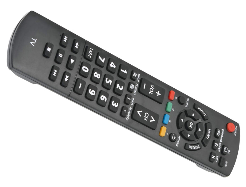 N2QAYB000706 Replace Remote Fit for Panasonic Viera TV TC-P50U50 TC-P42X5 TC-P50X5 TC-P60U50 TC-L32X5 TC-L32X5X TCP50U50 TCP42X5 TCP50X5 TCP60U50 TCL32X5 TCL32X5X TC-L24X5