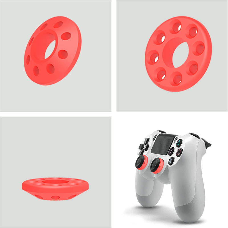 Silicone Soft Precision Rings Aim Assist Motion Control Rings for PS5, PS4, Xbox, Xbox Series X/S, Xbox One S/X Controller Target Rings (silicone) silicone
