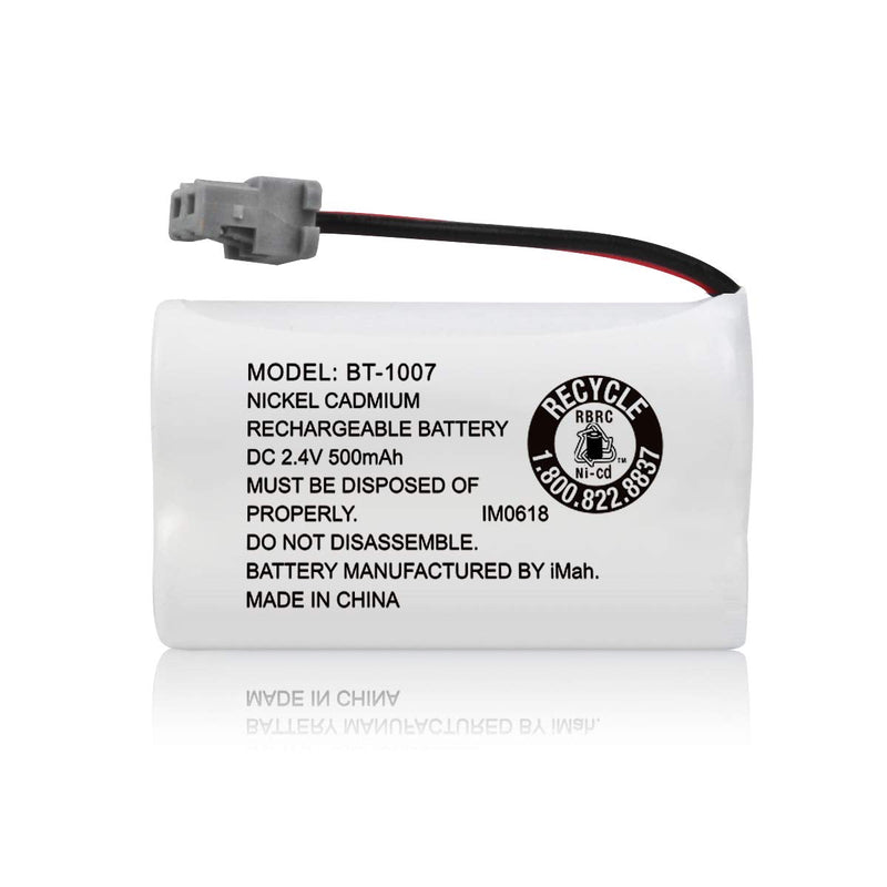 iMah BT1007 BT1015 Phone Battery Compatible with Uniden BT-1007 BT-1015 BT-904 BBTY0460001 BBTY0510001 DCX150 DECT1500 D1484 Panasonic HHR-P506 HHR-P506A Handset Cordless Telephone, Pack of 3 3-Pack BT1007 Batteries