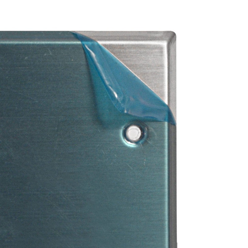 Seismic Audio SA-PLATE14 Stainless Steel Blank Gang Wall Plate