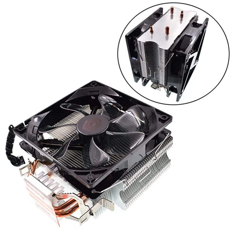 Fan Buckle DGZZI 2PCS CPU Radiator Fan Hook Fixed Bracket Elastic Steel Fan Buckle 12cm Down Hook Type