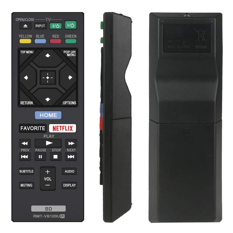 New RMT-VB100U RMT-VB201U Blu-Ray Player Remote Compatible with Sony Player BDP-BX150 BDP-BX350 BDP-BX550 BDP-BX650 BDP-S1500 BDP-S2500 BDP-S2900 BDP-S3500 BDP-S4500 BDP-S5500 BDP-S6500 BDP-S3700