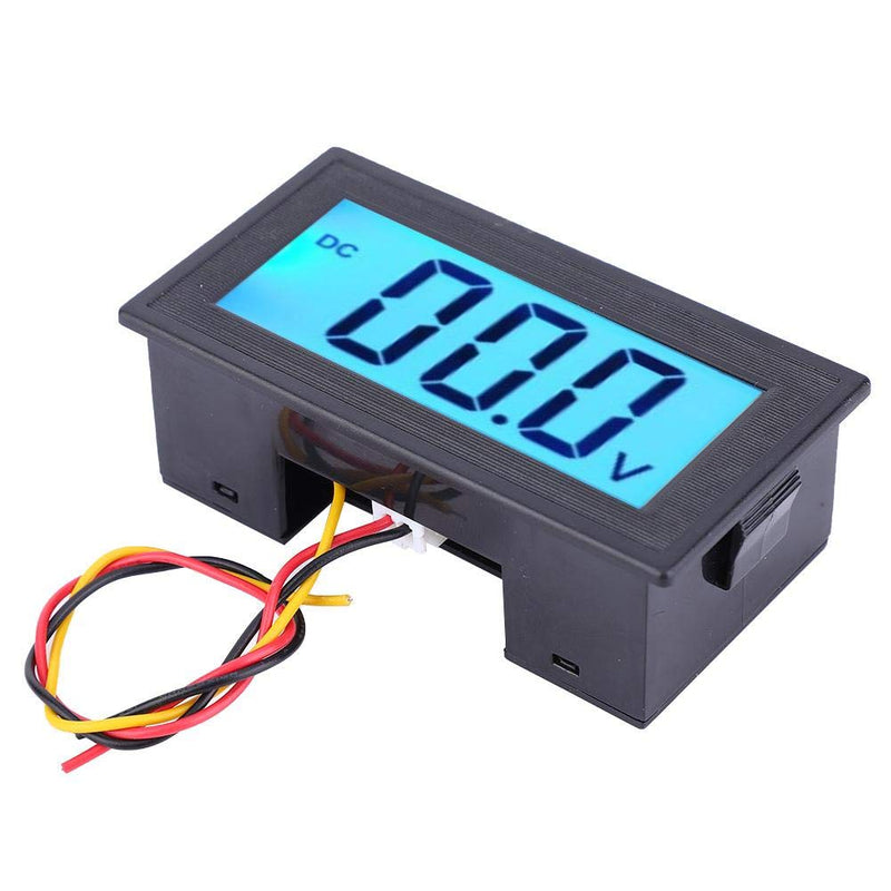 YB5135DB LED Digital Display Voltage Meter LCD Digital Display Three Wire Voltage Meter Monitor Voltmeter oltage Tester Panel(DC0-100V) DC0-100V