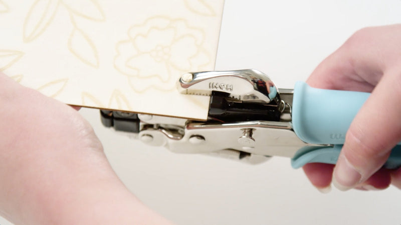 Crop-A-Dile Eyelet and Snap Punch by We R Memory Keepers | Blue Comfort Handle