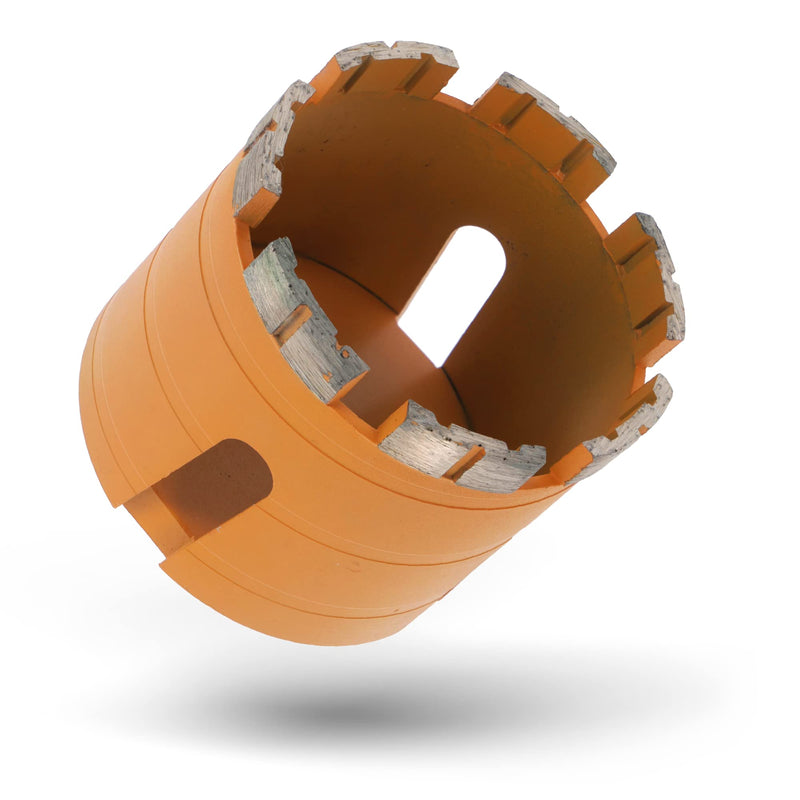 PRODIAMANT premium diamond countersink masonry 82 mm x M16 82mm 7 diamond segments long service life 60mm usable length