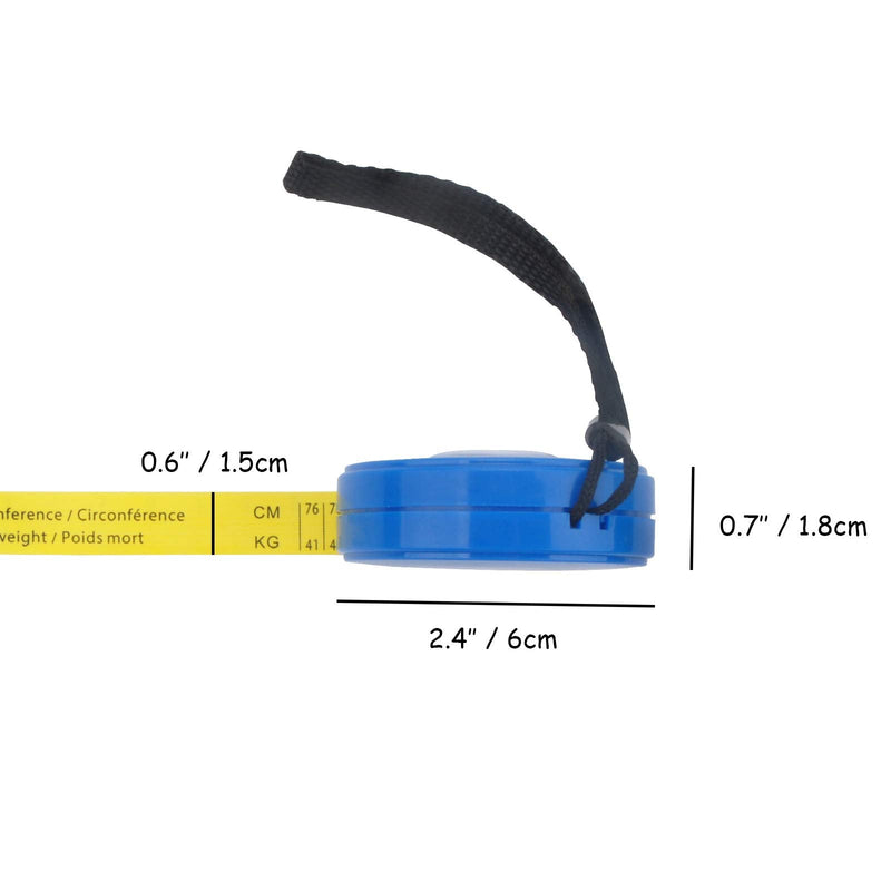WIN TAPE Professional Cattle Weightband Weight & Height Tape Measure (Blue)