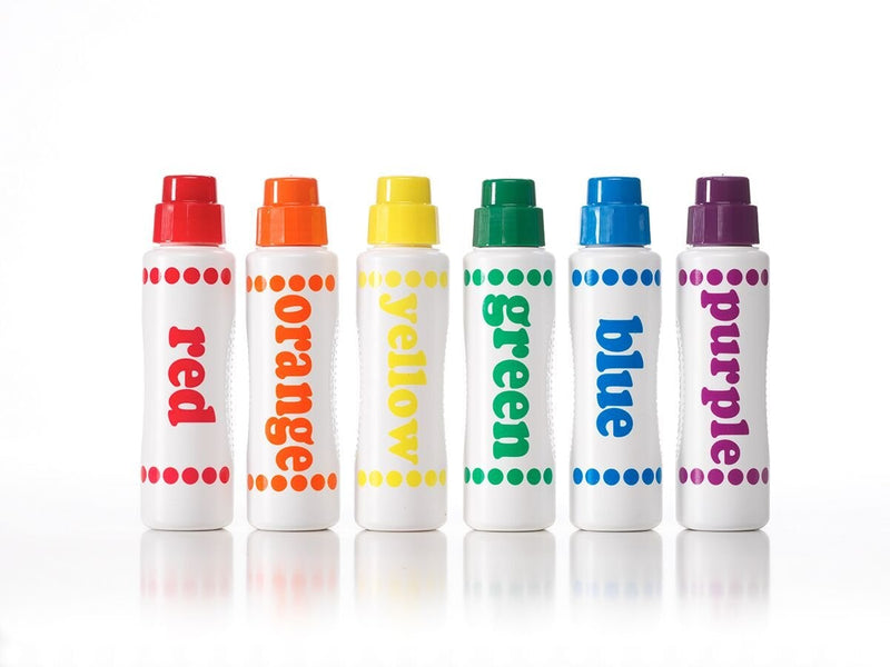 Do A Dot Art! Markers 6-Pack Rainbow Washable Paint Markers, The Original Dot Marker