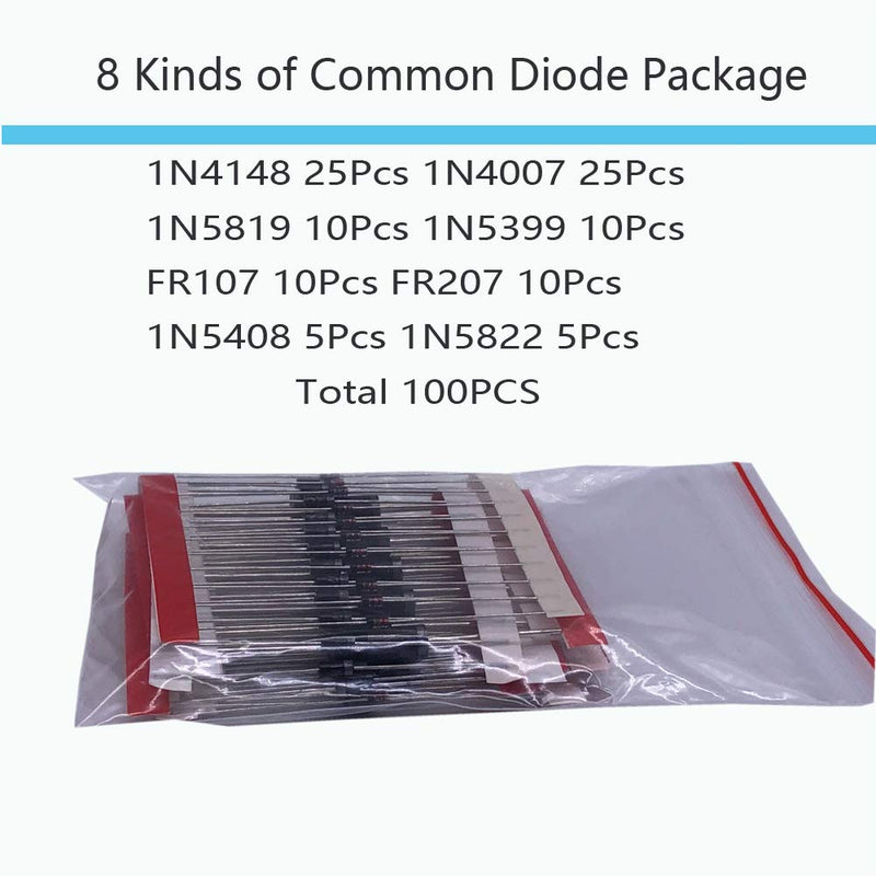 MOGAOPI electronic component kit & a total of 1390 pieces, LED diodes, metal film resistors, electrolytic capacitor package, diodes, ceramic capacitors, transistor assortment box