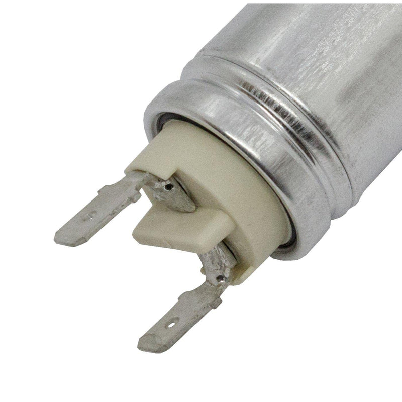 Lumonic starting capacitor Hydra MKP-500 7-A [incl. Plug 6.3x0.8mm] | Motor capacitor 7µF 470V 30x68mm I Capacitor with high-quality metal housing
