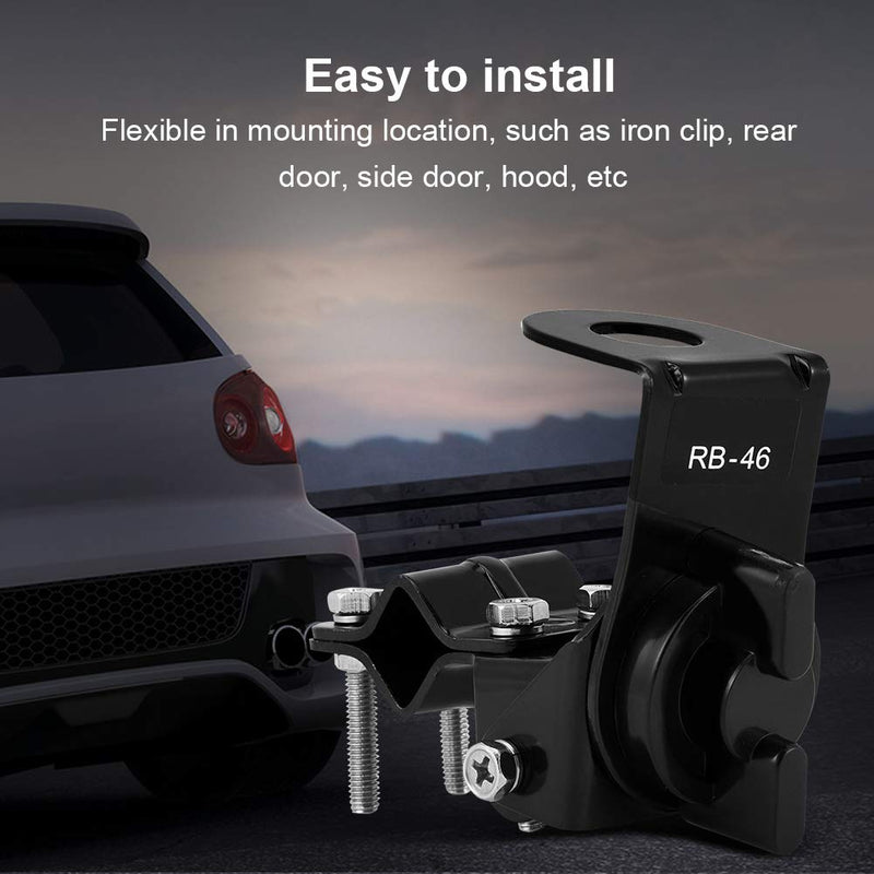 Mobile Antenna Mount, Stainless Steel Car Radio Antenna Bracket Holder Support 360Â° Rotation for Vehicle Audio Video Antennas