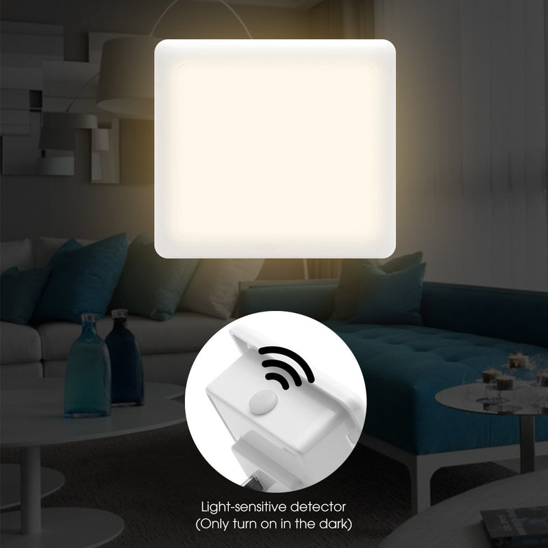 LOHAS Plug in Night Light Bulbs LED with Dusk to Dawn Smart Sensor, 0.3W Daylight LED Night Lights Bulb Lamp 5000K, Ultra Slim, Auto on/Off Nightlights for Toilet, Nursery, Kids, Bedroom(Pack of 6) 6 Pack Daylight White