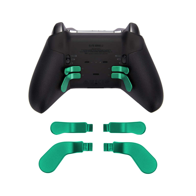 13 in 1 Metal Thumbsticks for Xbox One Elite Series 2 Controller, Elite Series 2 Core Controller Accessories Replacement Parts, Metal Mod 6 Swap Joysticks, 4 Paddles, 2 D-Pads, 1 Tool(Green) Green