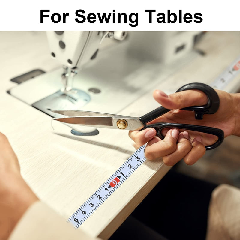 ‎FASBET Pack of 4 self-adhesive measuring tape 1m metric, for sticking, 2x 1m left to right, 1x 1m right to left, 1x 2m middle to left to right 4 rolls