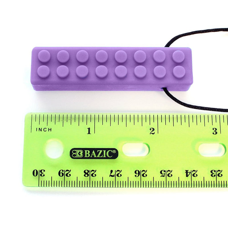 ARK's Brick Stick XXT Textured Chew Necklace Made in The USA (Lavender, Extra Extra Tough)