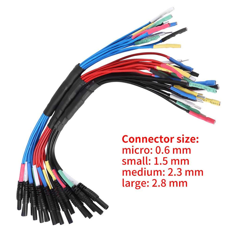 HT306 6 Channel Universal Break Out Leads for Auto Diagnostic Oscilliscope(Black)