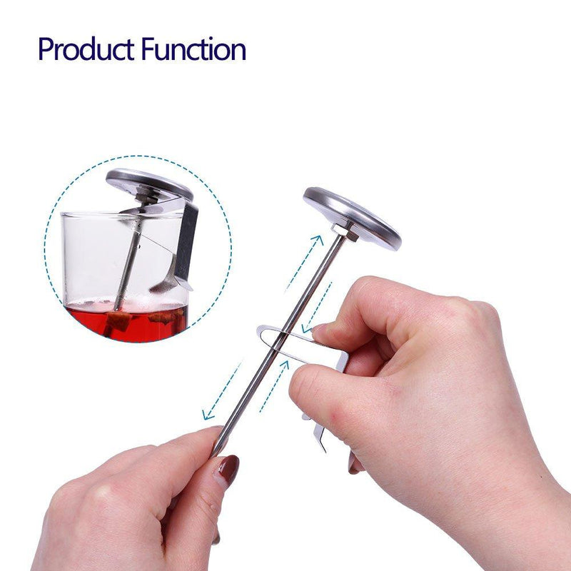 KT THERMO Instand Read 2-Inch Dial Thermometer,Best For The Coffee Drinks,Chocolate Milk Foam 0~220â„‰