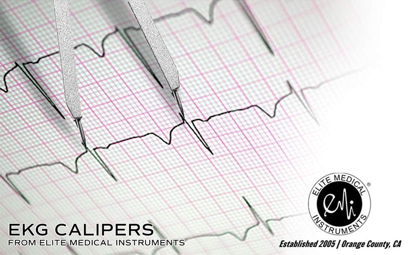 EMI Basix HOT Pink EKG ECG Medical Calipers EKG-101-HP