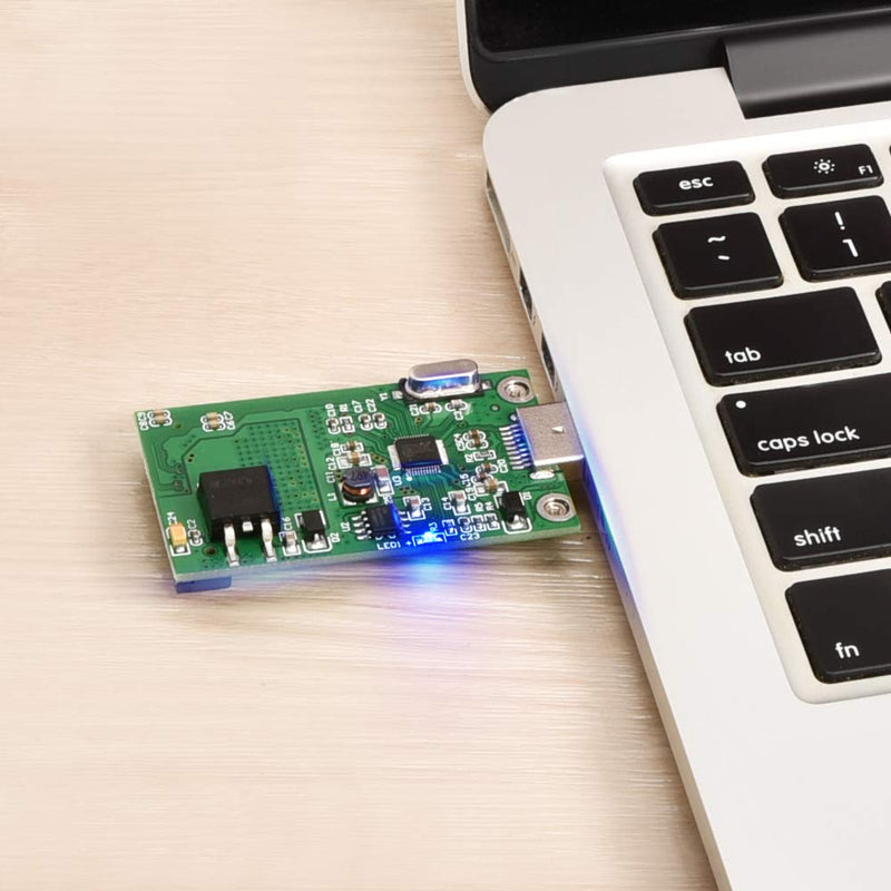 mSATA Adapter, ELUTENG mSATA to USB 3.0 Adapter, USB mSATA SSD Reader, 50mm Mini SATA Converter as Portable Flash Drive External Hard Drive (No Cable Needed)