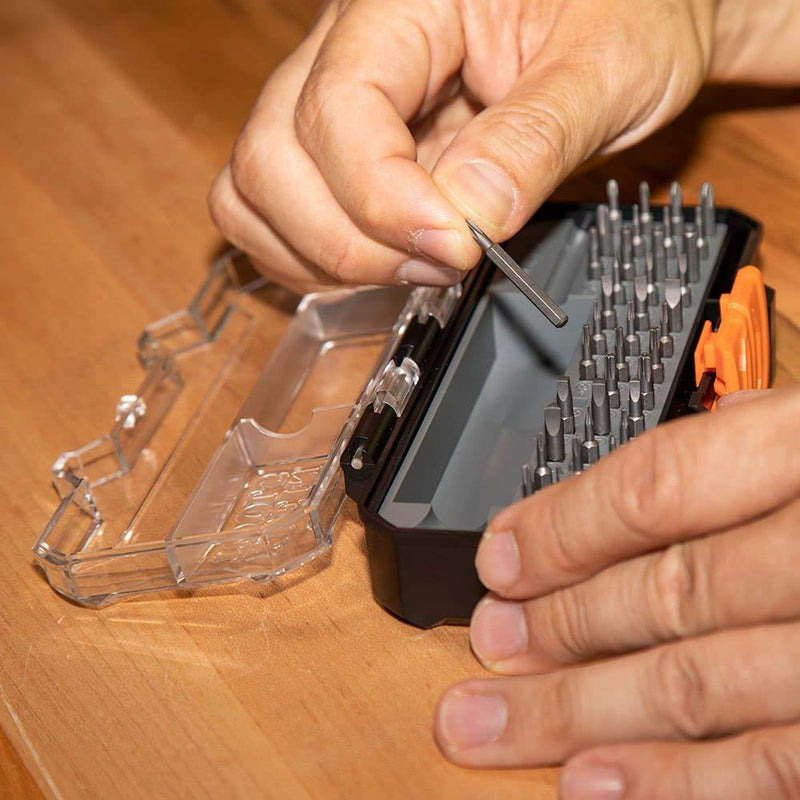 Precision Screwdriver Set with Case, All-in-One Multi-Function Repair Tool Kit Includes 39 Bits for Apple Products Klein Tools 32717